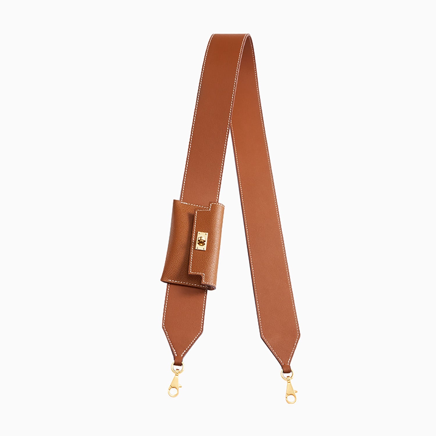 Handmade Genuine Leather Shoulder Strap for Kelly Pocket – Premium Wide Leather Bag Strap