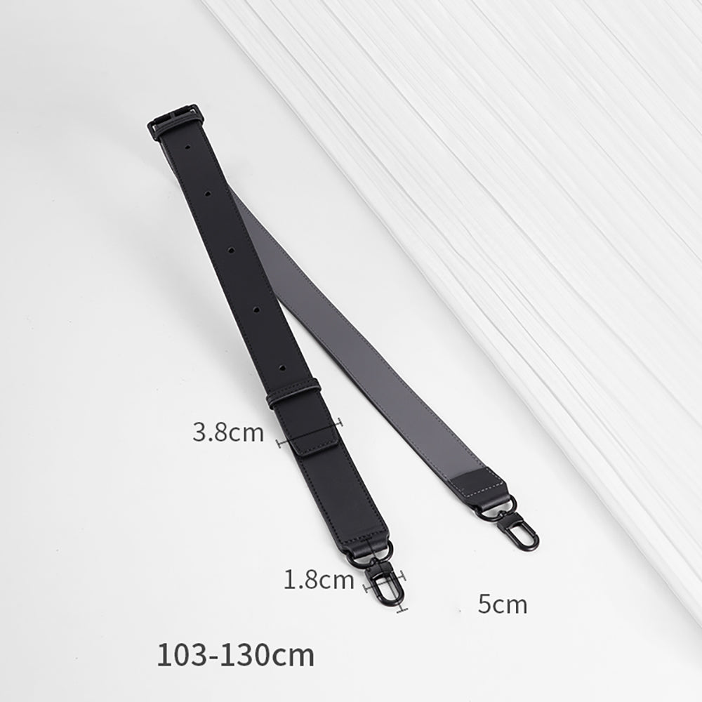 Adjustable Leather Crossbody Strap for Keepall 25 Black Knight – Premium Cowhide Shoulder Strap