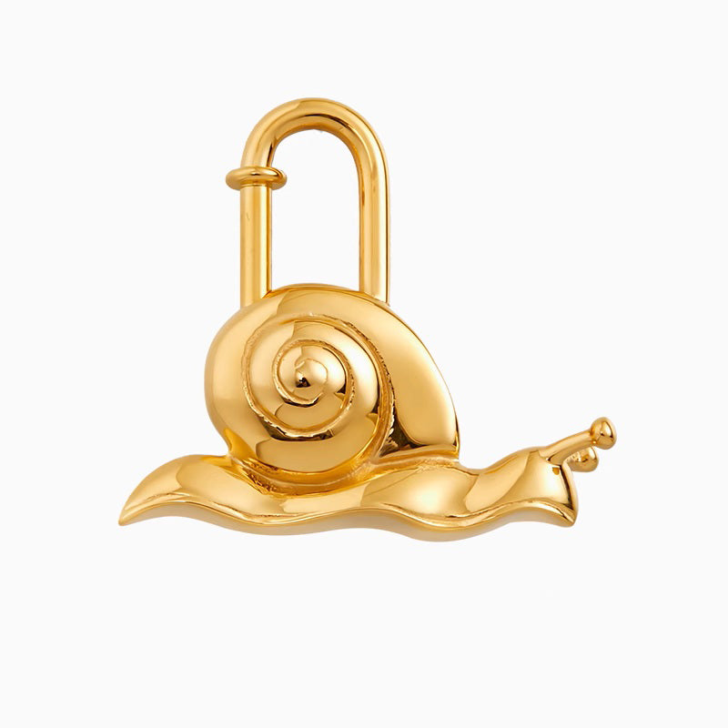 Metal Lock Keychain Pendant for Kelly Bag – Stylish Lock & Key Design Accessory