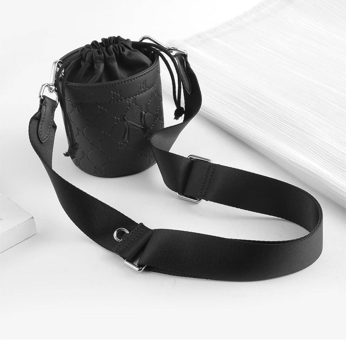 Handcrafted Wide Canvas Shoulder Strap for Nano Bucket Bags – Durable Nylon Material, Comfortable & Stylish