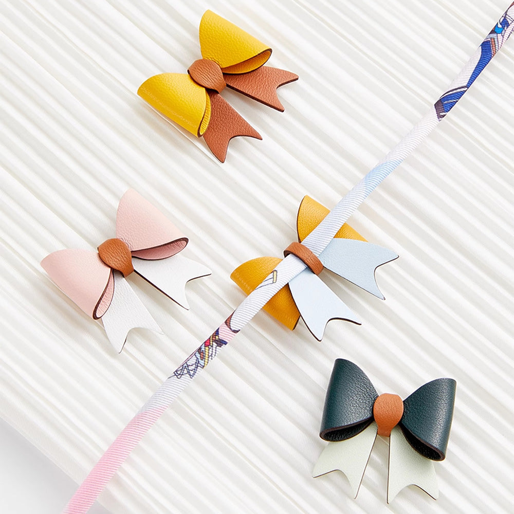 Handmade Bow Ribbon Charm for Evelyne Bag – Elegant Bag Decoration Accessory – Thoughtful Gift for Her