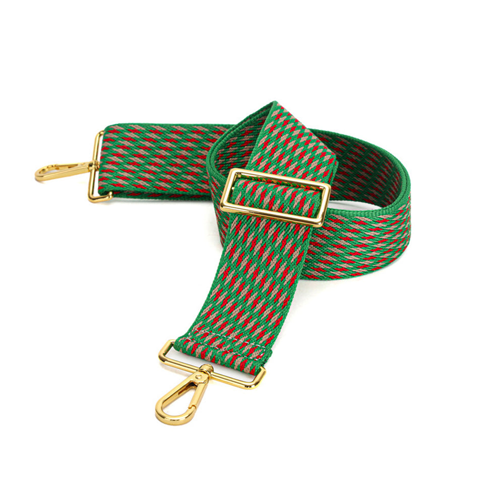 Adjustable Canvas Shoulder Strap – Woven Wide Strap for Bucket Bag Replacement