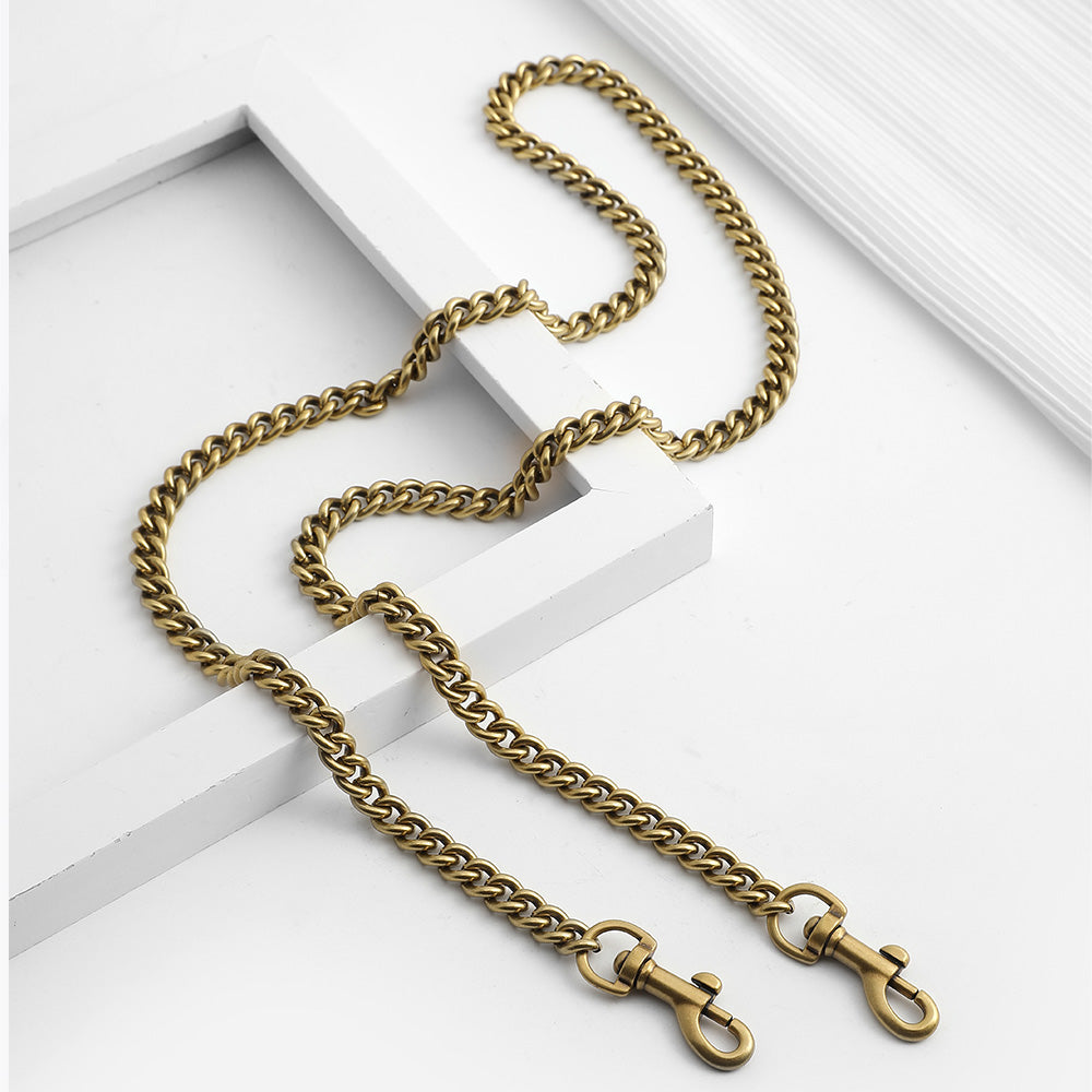 Handcrafted Metal Chain Strap for Crossbody and Shoulder Bags - Replacement Bag Chain
