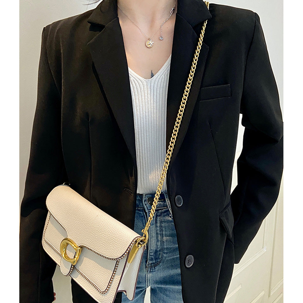 Handcrafted Metal Chain Strap for Crossbody and Shoulder Bags - Replacement Bag Chain