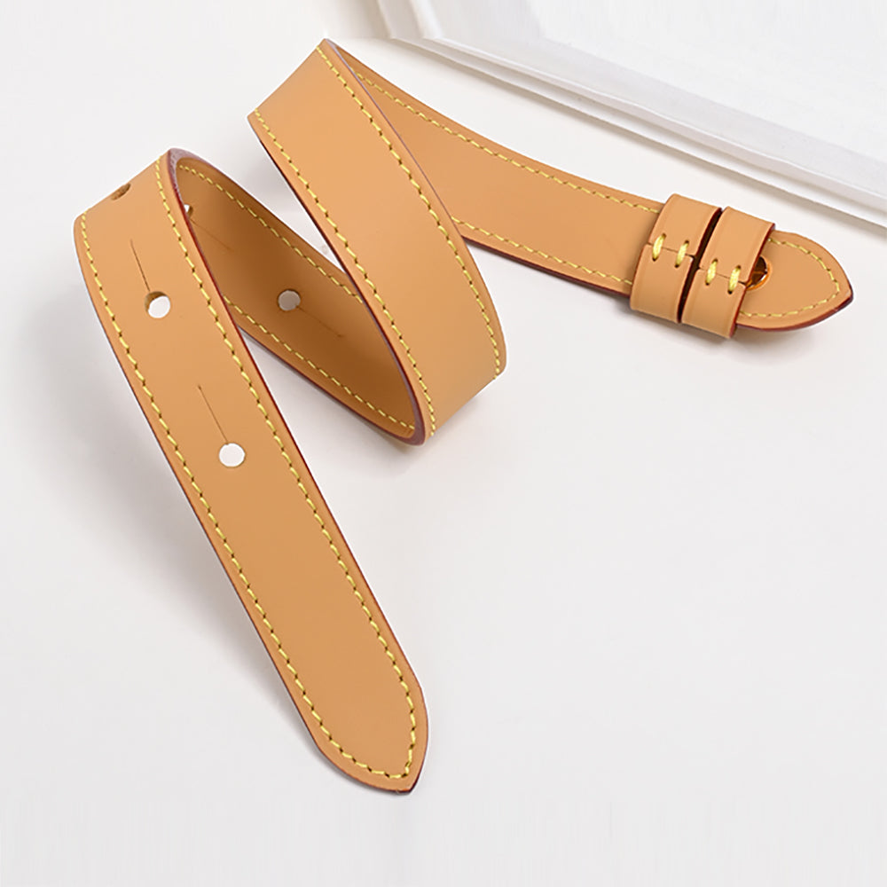 Vachetta Leather Extended Shoulder Strap for All In BB Bags – Wide & Adjustable Replacement Strap Accessory