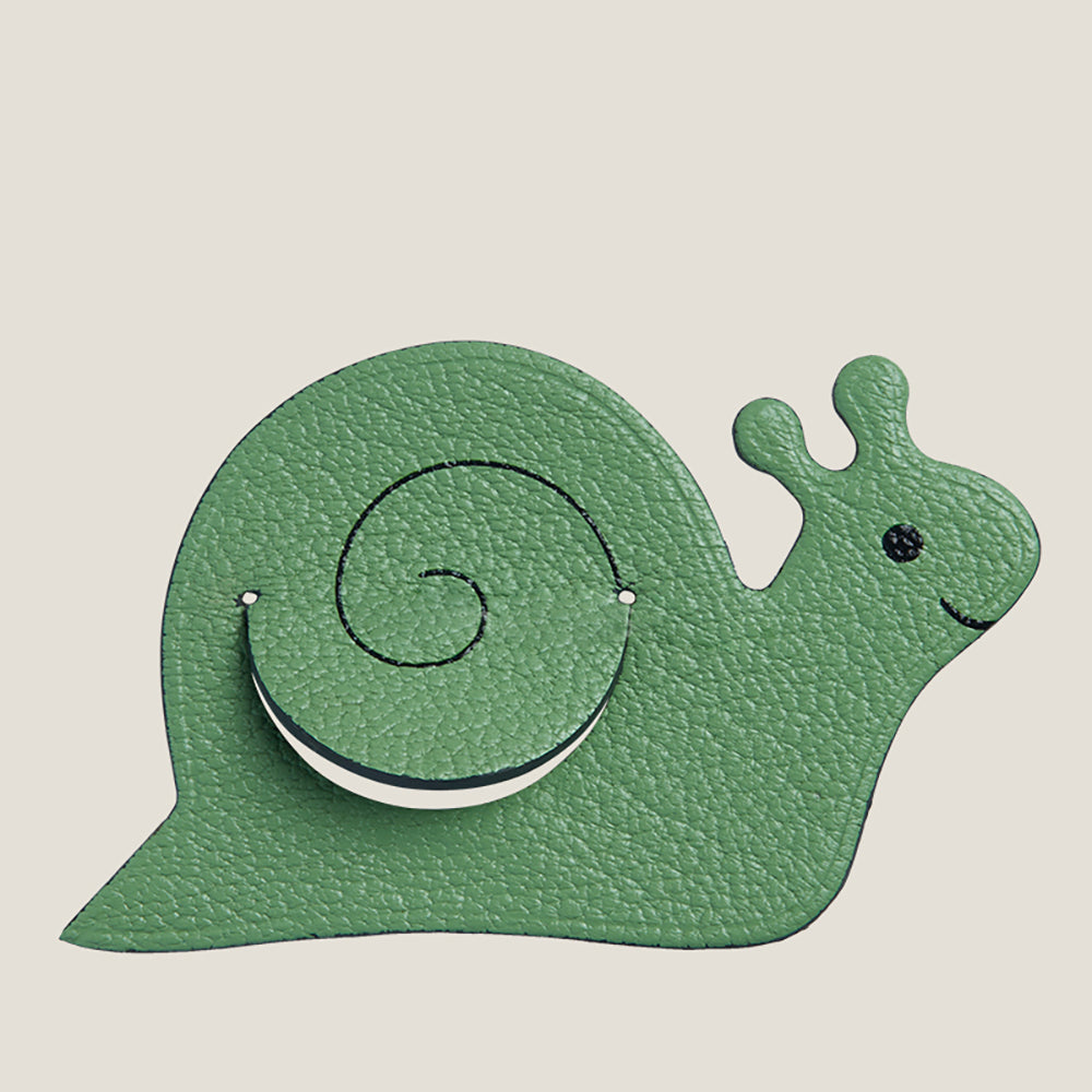 Creative Cute Animal Leather Bag Charm – Handmade Real Leather Charm – Fun Animal Pendant for Bags or Clothes