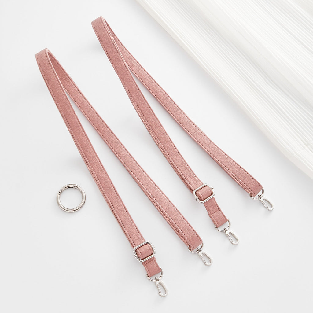 Handmade Genuine Leather Replacement Shoulder Straps for Sherry Rose Large Face Bag – Custom Double Shoulder Strap