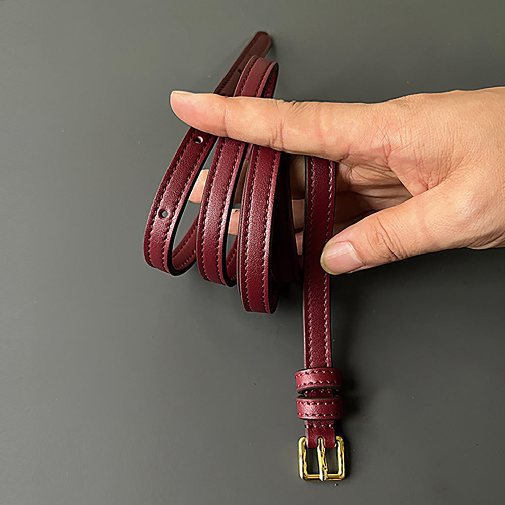Custom Extended Leather Crossbody Strap for Shell Bags, Handmade Genuine Leather Shoulder Strap, Replacement Bag Strap