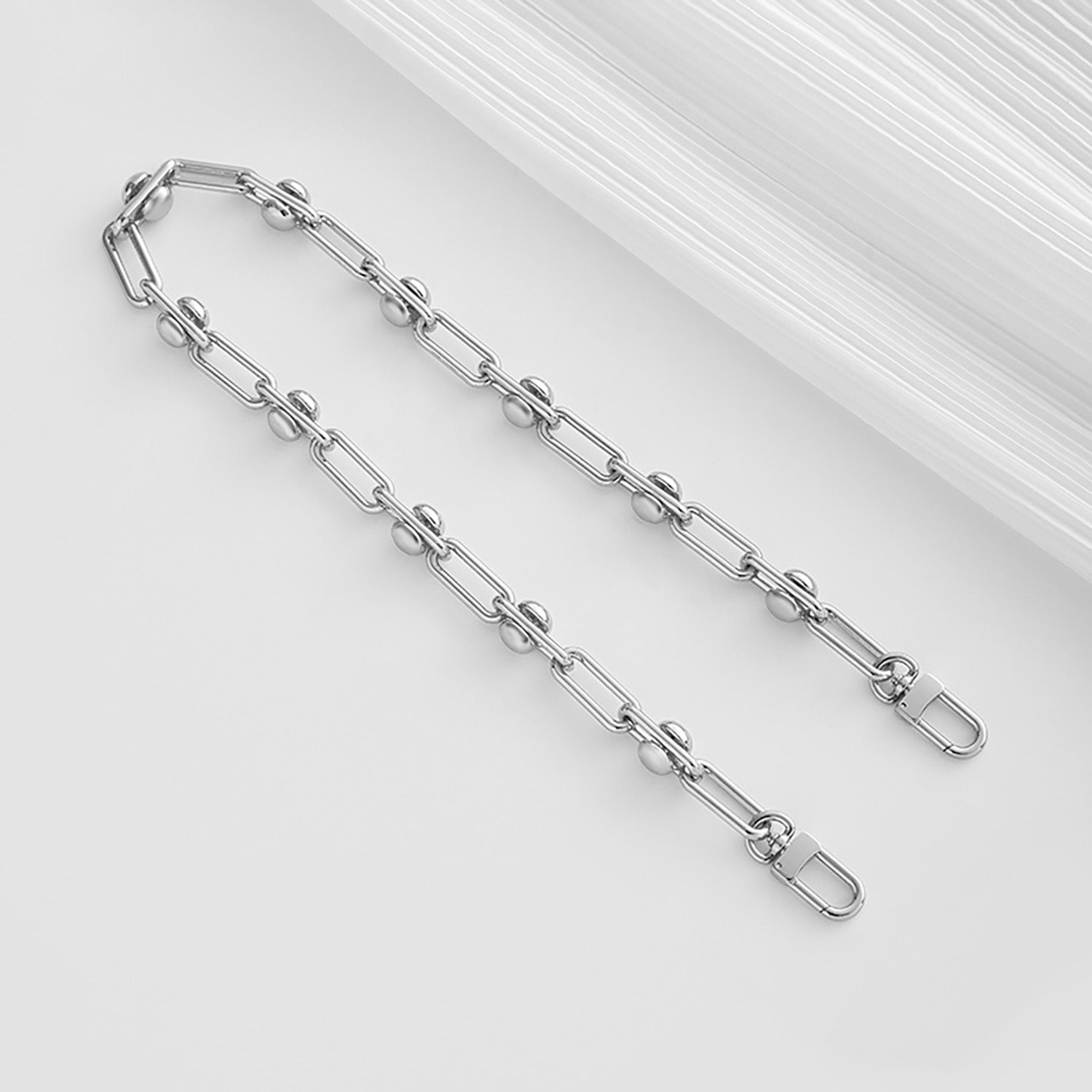 Metallic Chain Shoulder & Crossbody Strap for Women’s Bags, Stylish Bag Accessories