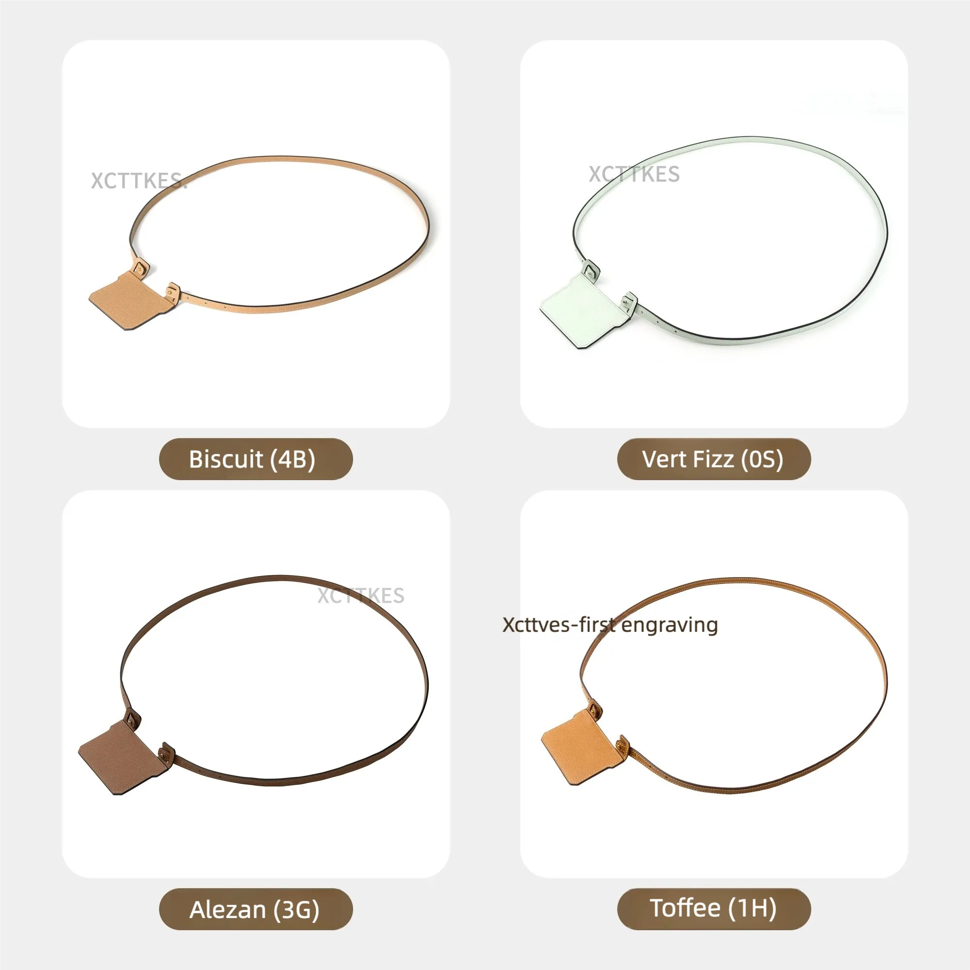 Hermès Style 'Constance/Roulis slim' Multi-Use Strap: Epsom Leather Crossbody/Waist Pouch Bandoulière for Wallet & Card Holder