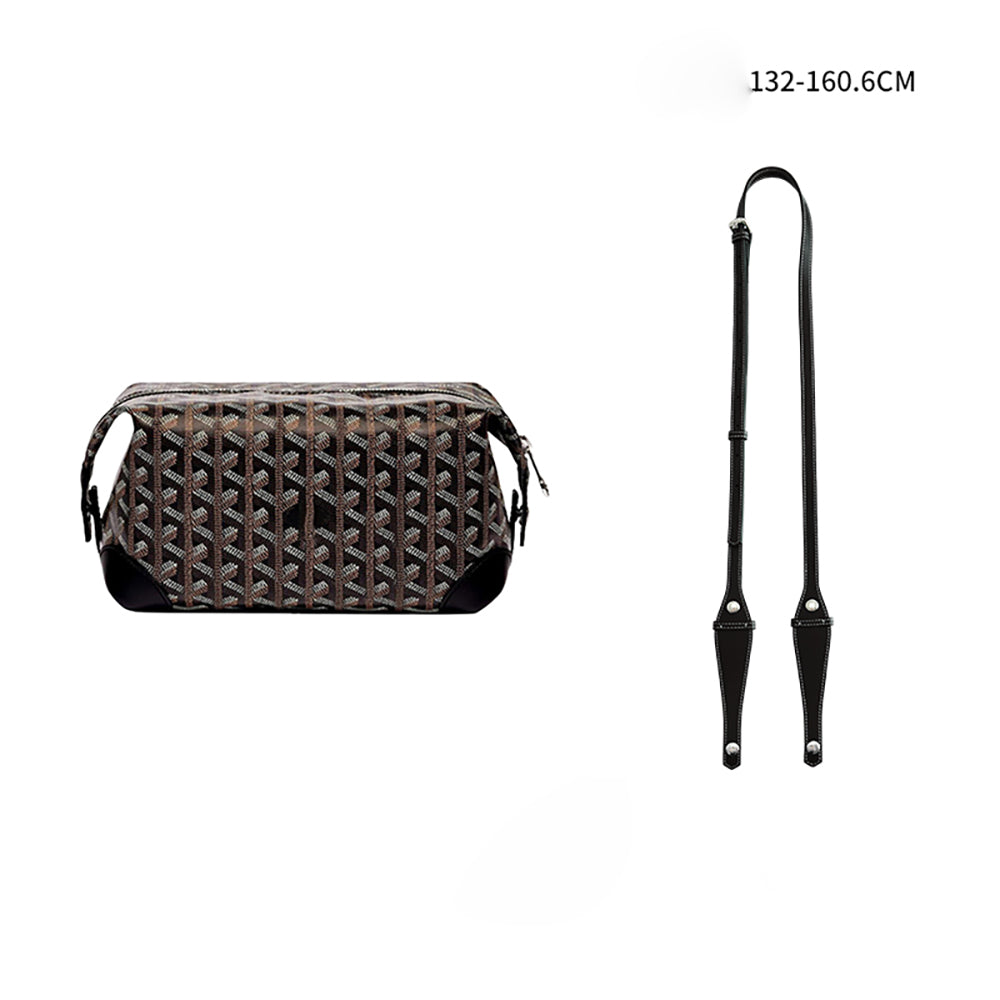 Leather Shoulder Strap for Toiletry Bag – Single Shoulder Replacement Strap Accessory