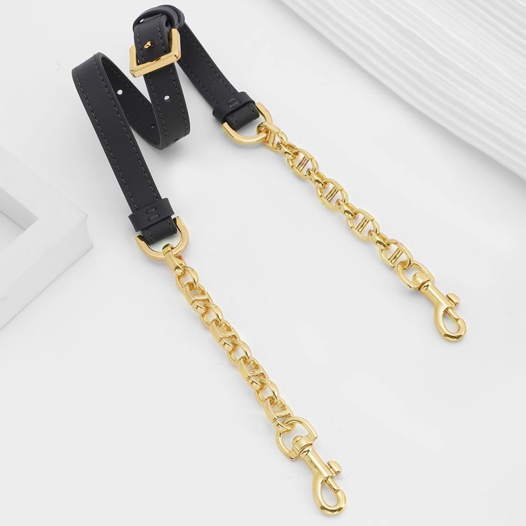Handcrafted Bobby Chain Strap Shoulder and Crossbody Bag Replacement Strap - Adjustable & Durable, Perfect for Handbags and Purses