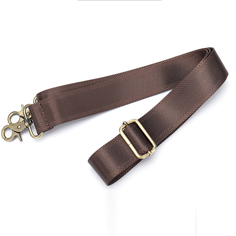 New Fashionable Leather and Nylon Adjustable Shoulder Strap for Men – Long, Trendy Crossbody Bag Strap, Durable and Stylish Handle for Bags