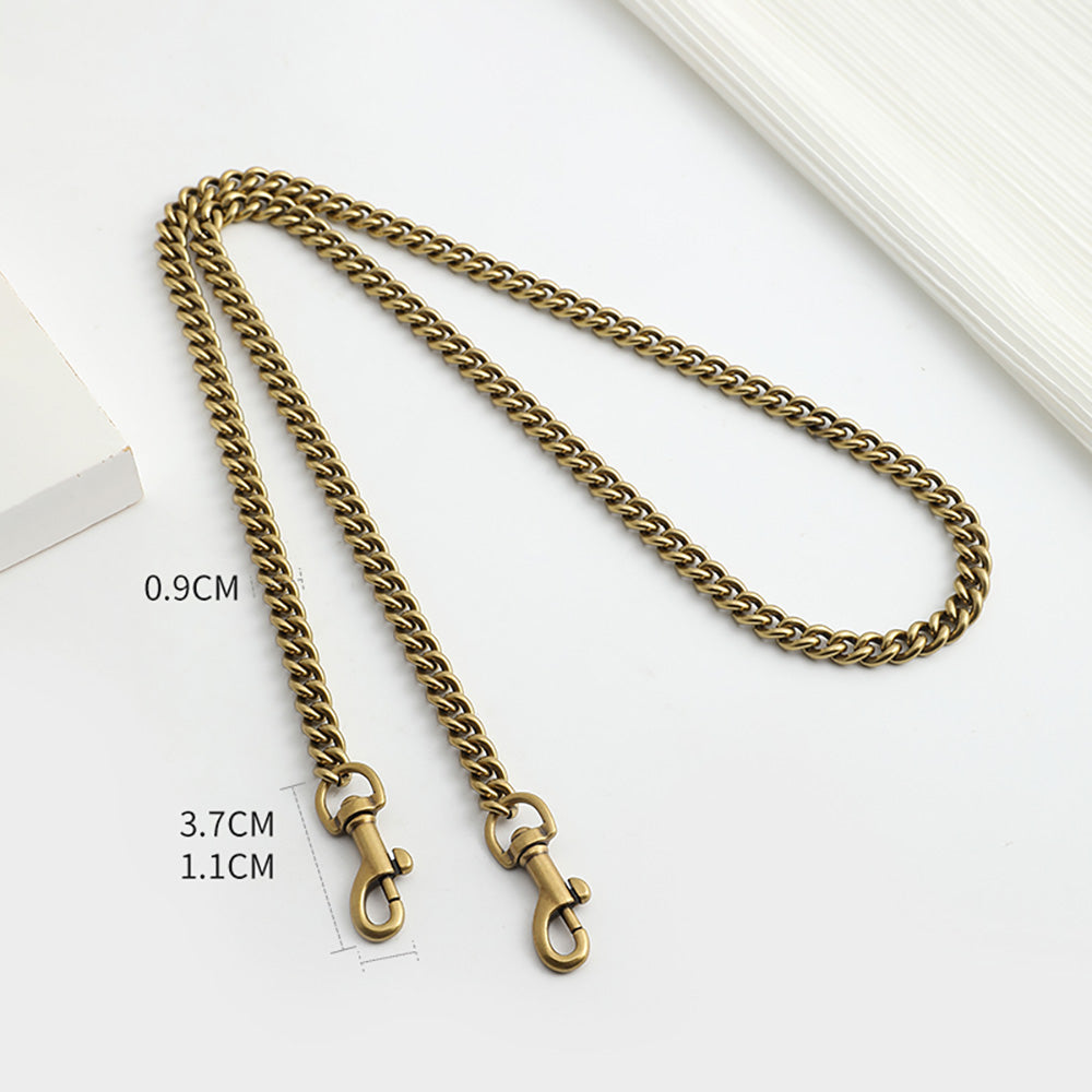 Handcrafted Metal Chain Strap for Crossbody and Shoulder Bags - Replacement Bag Chain