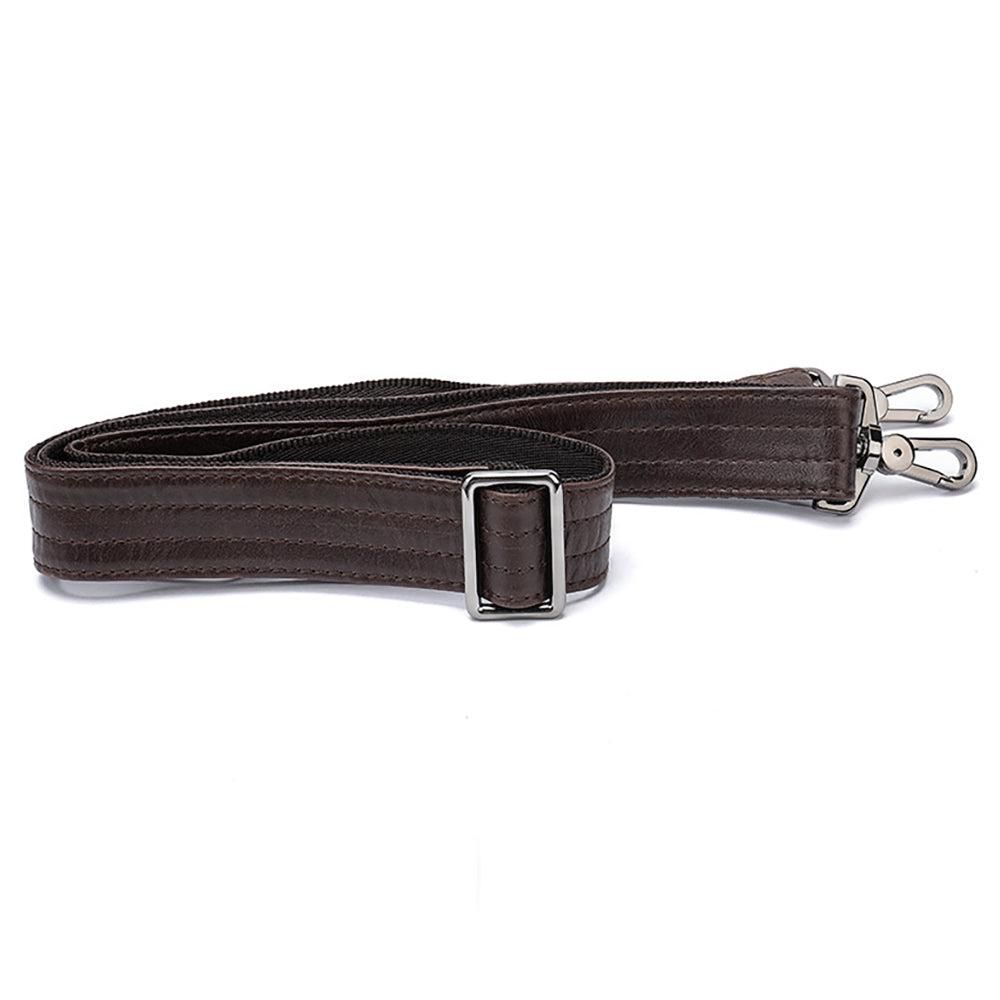 Handcrafted Leather Shoulder Strap for Men – Adjustable Crossbody Strap, Premium Cowhide Material, Business/ Casual Style, Versatile Accessory