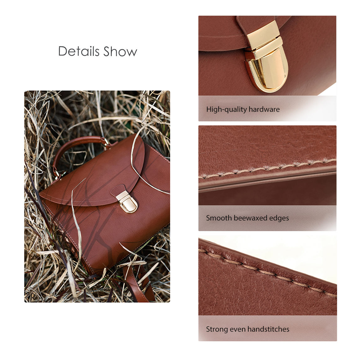 Wirkin® Leather Vintage Top Handle Crossbody Bag DIY Kit | Price Drop at Checkout