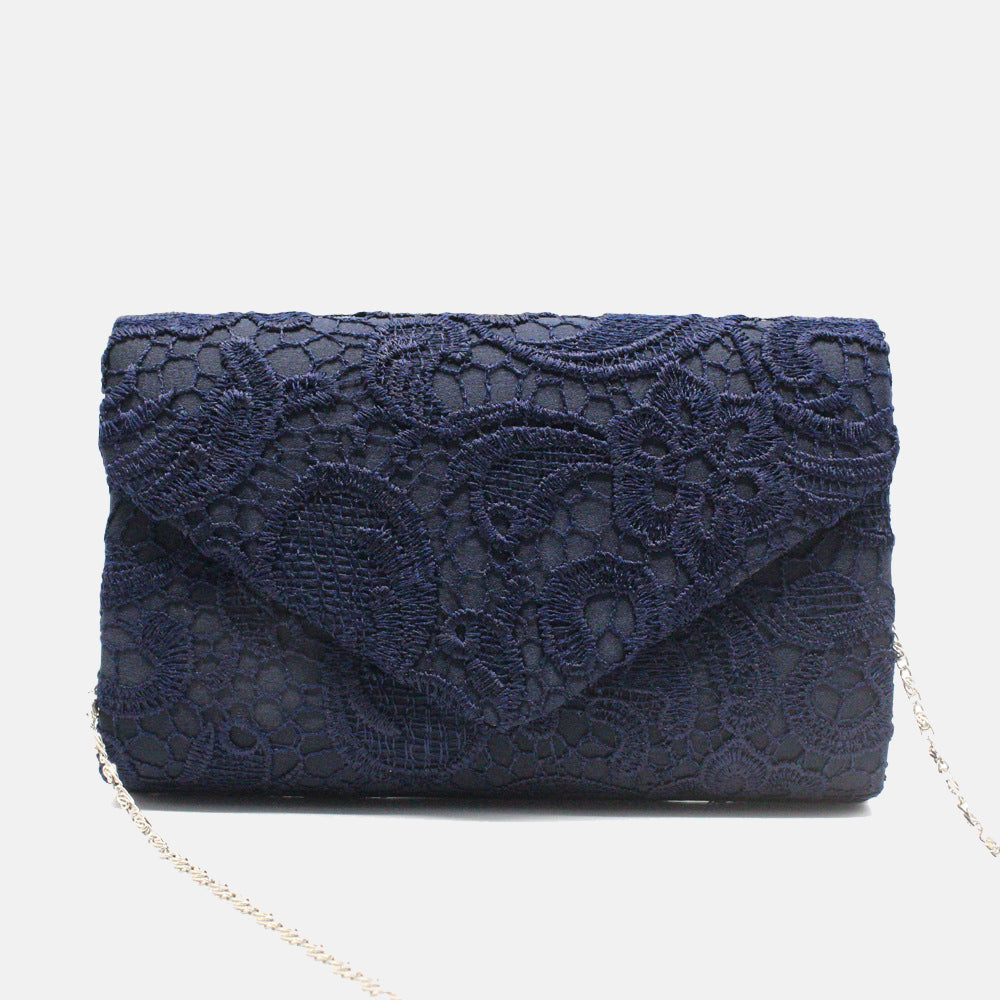 Women’s Lace Envolope Evening Clutch Bags Bridal Bags image 4