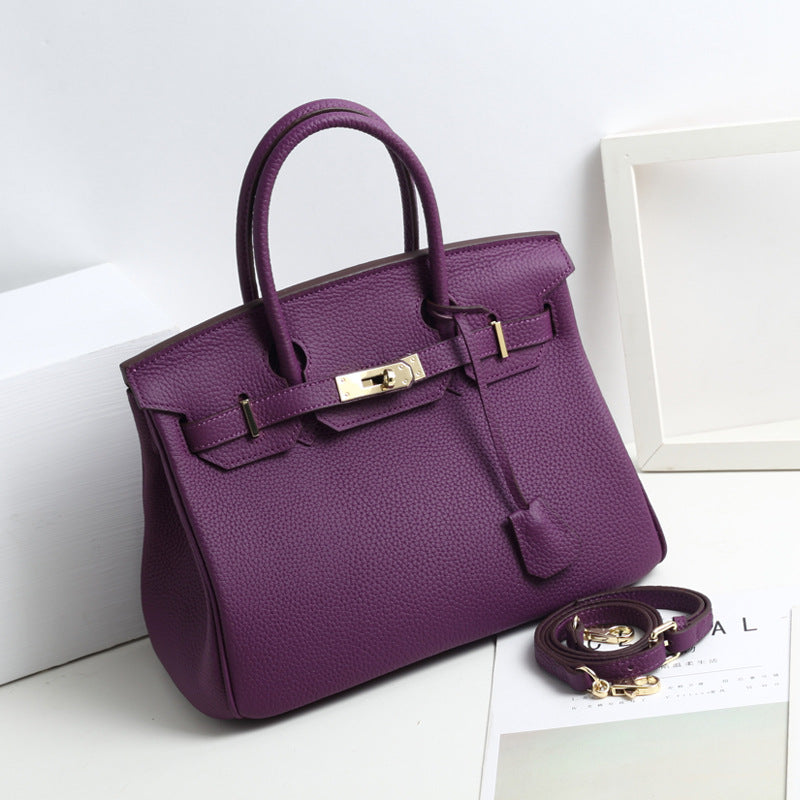Women’s Genuine Leather Top Handle Handbags – 25cm image 14