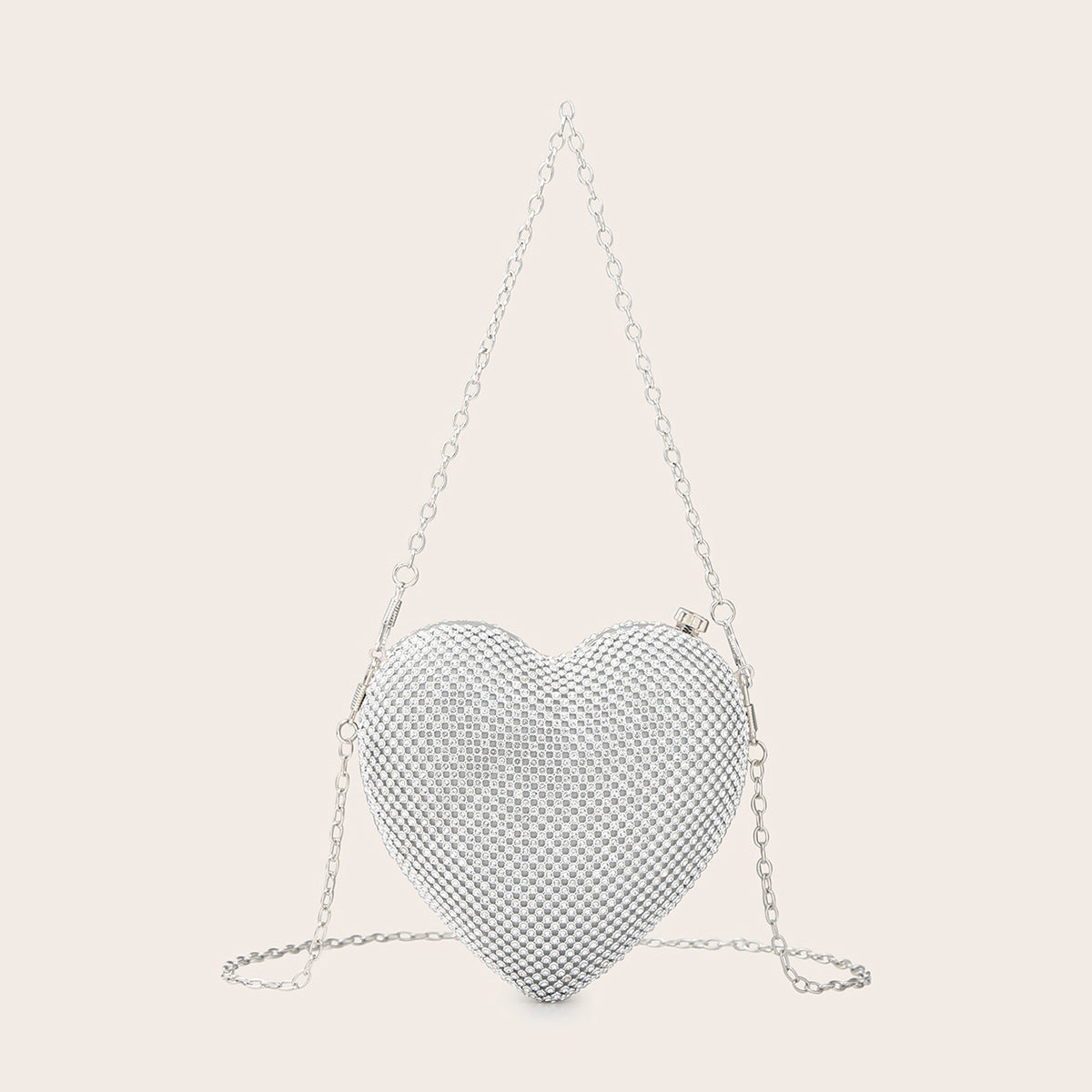 Women’s Heart Shape Evening Clutch Bag image 2