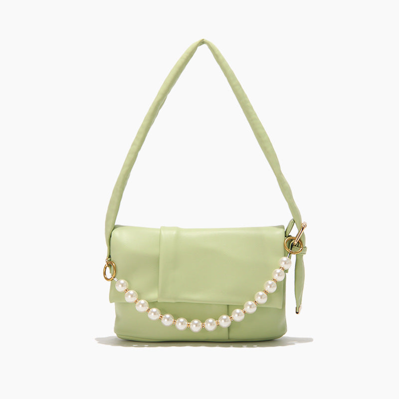 Women’s Shoulder Bags with Pearls Chains image 4