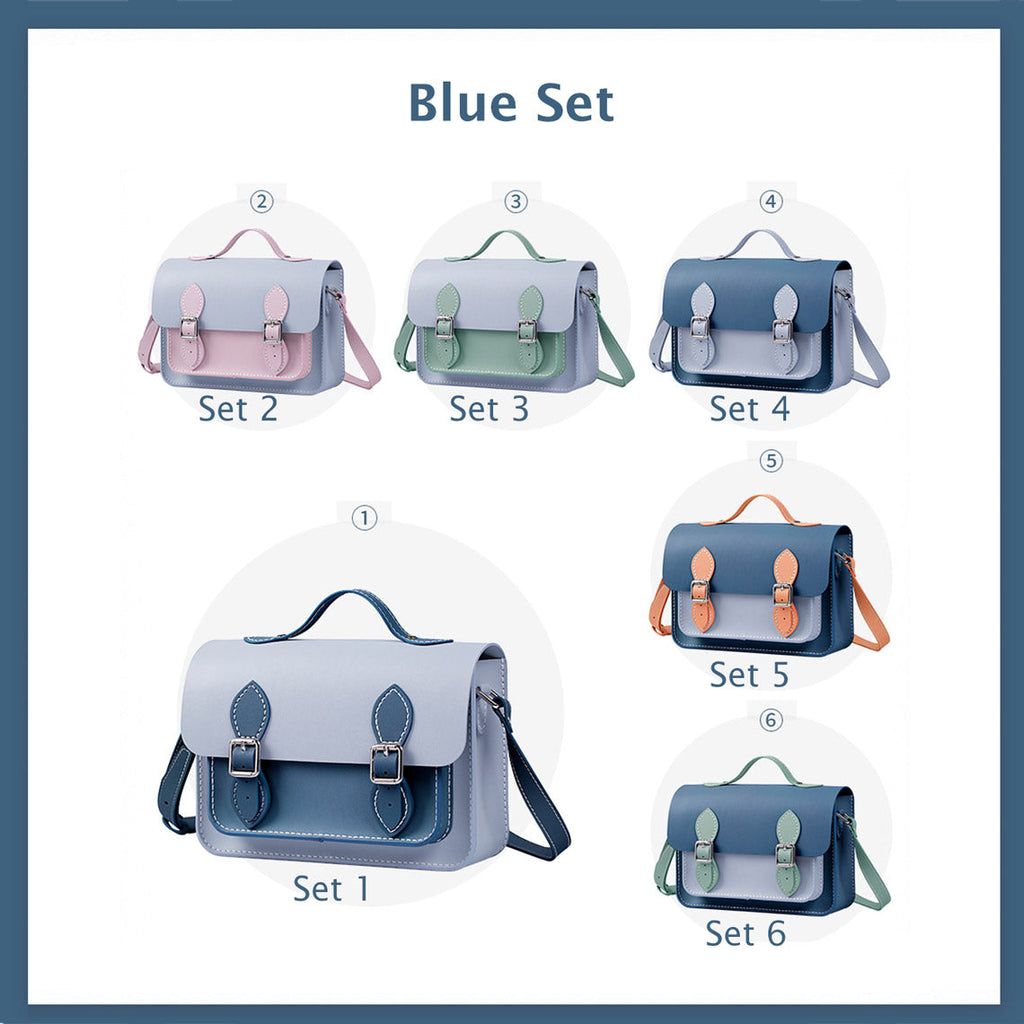 Blue cambridge satchel set | Wirkin