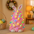 Petal Pink Christmas Bunny