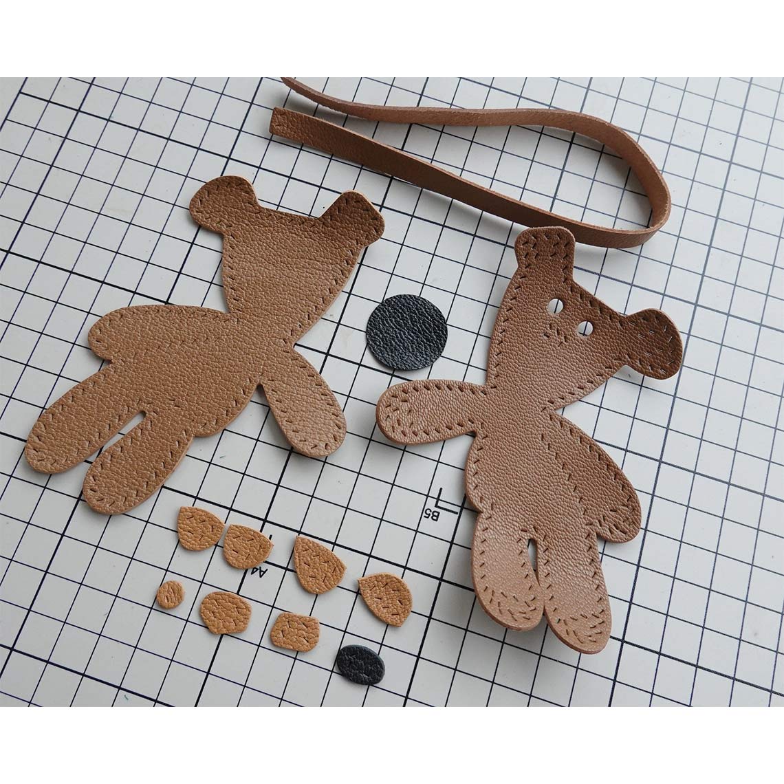 DIY Leather Kit to Make a Cute Bear Charm - Wirkin®