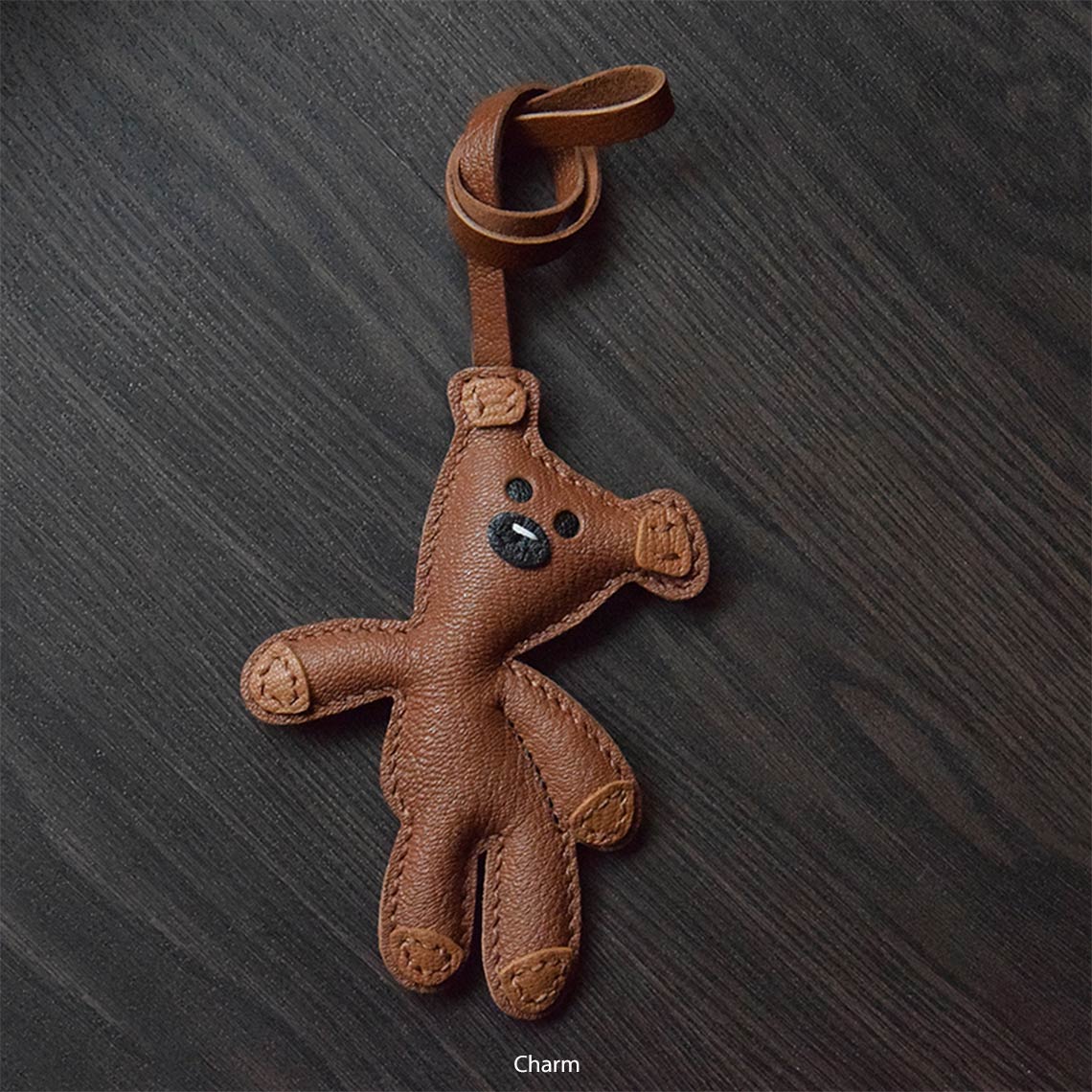 Cute Leather Bag Charm for Backpacks | DIY Tote Bag Charm - Wirkin®