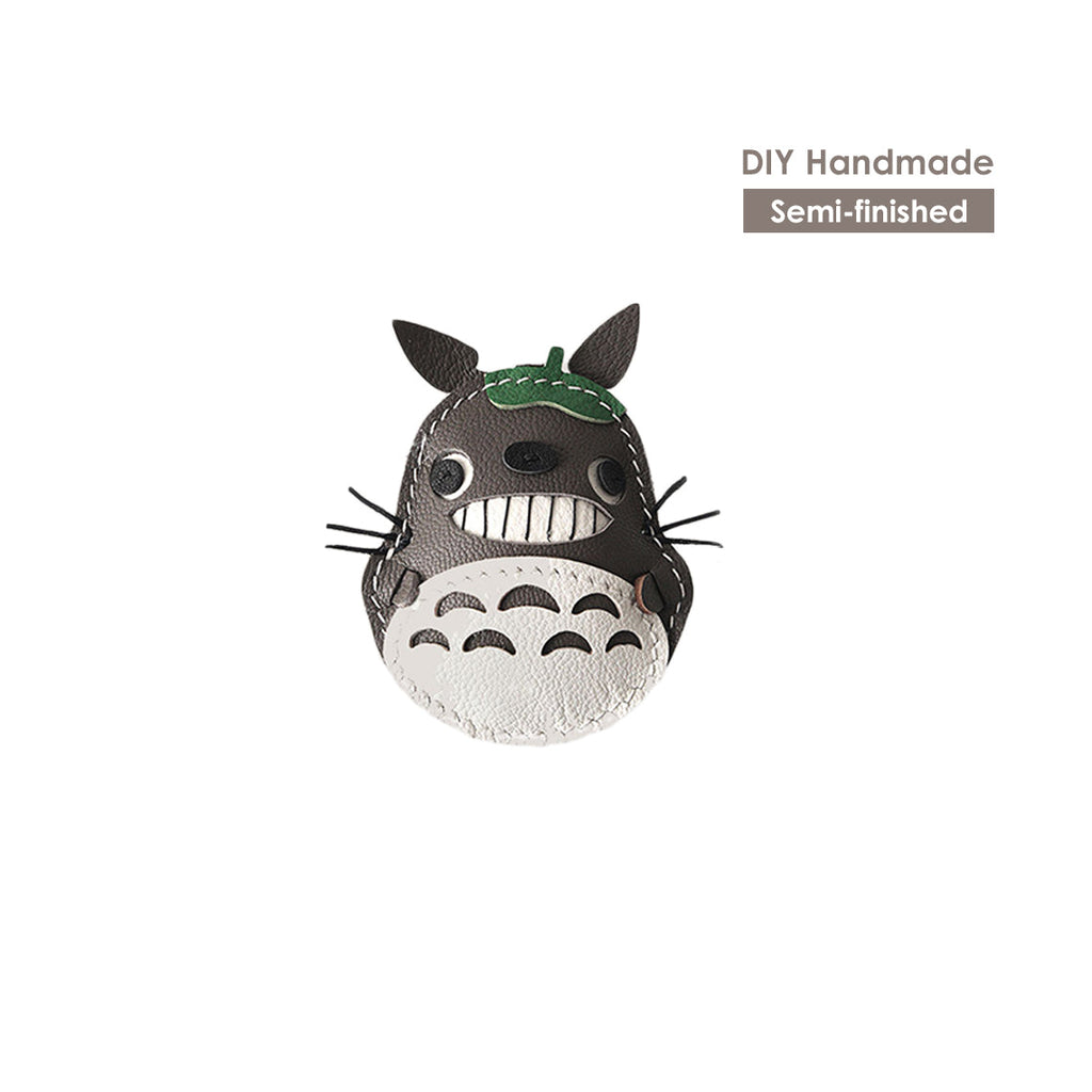 Semi-finished Leather Keychain Kits | DIY Handmade Totoro Keychain - Wirkin®