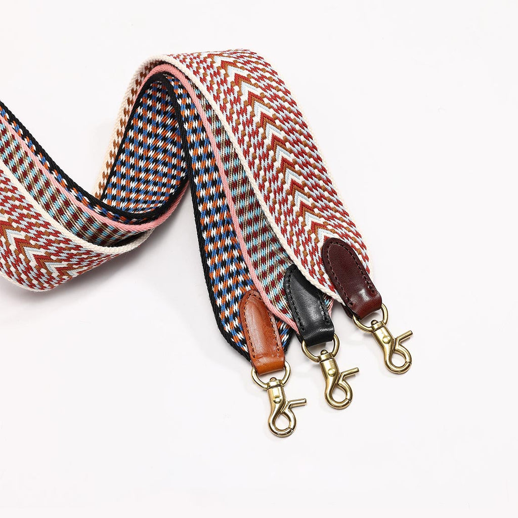 Handmade Webbing Straps with Hooks Crossbody Bag Straps
