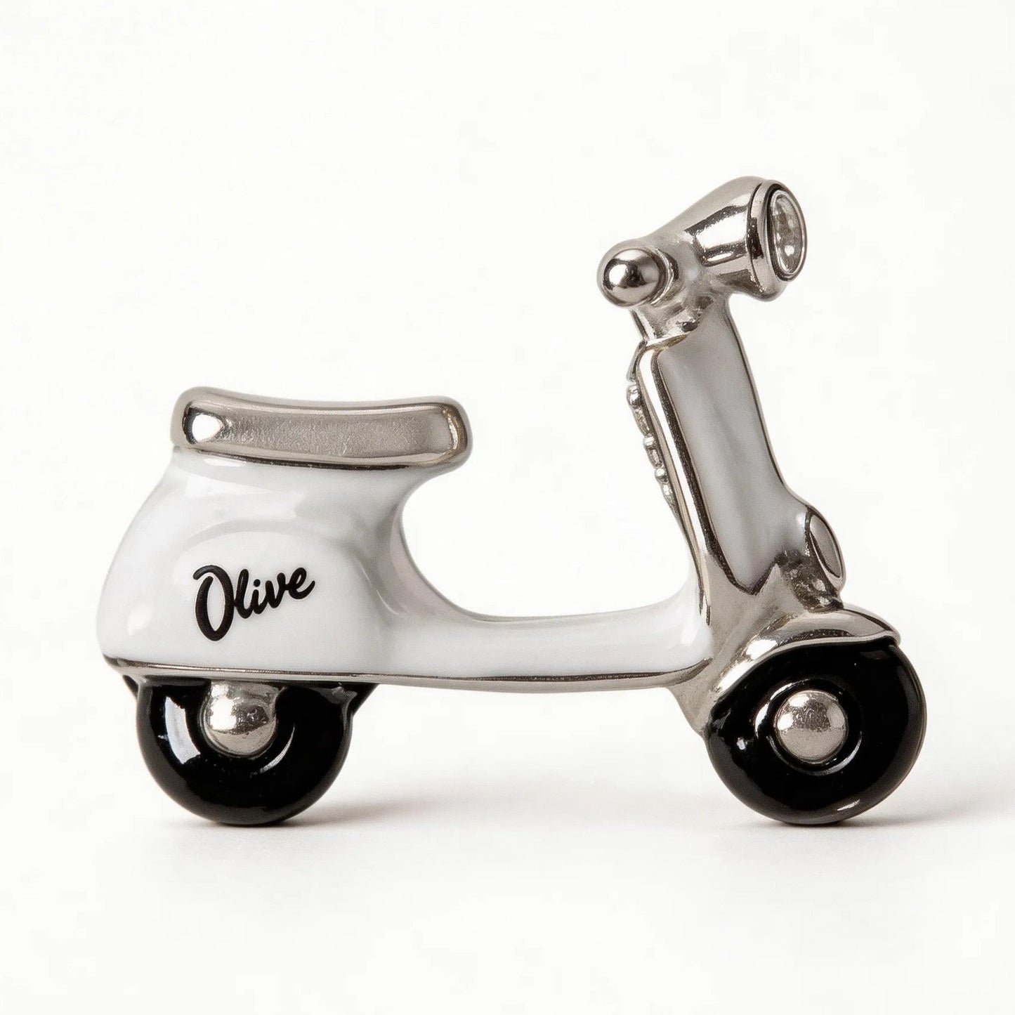 White scooter