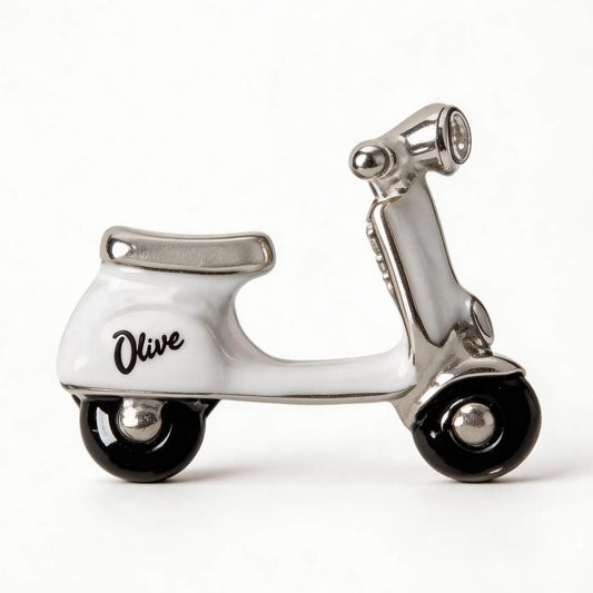 White scooter