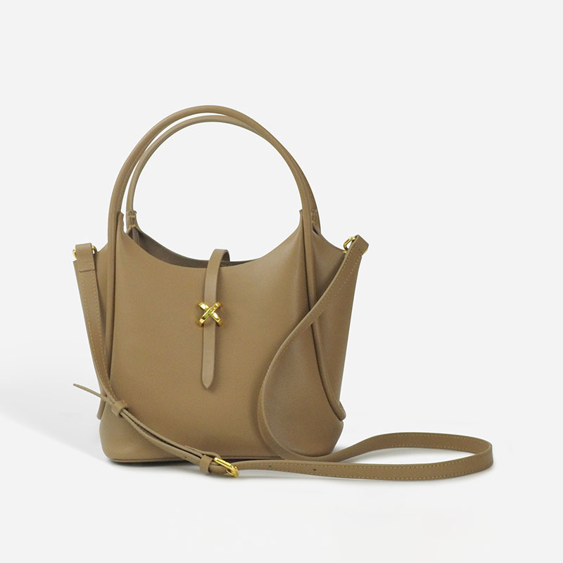 Women’s Bucket Handbag In Gold Hardware image 2