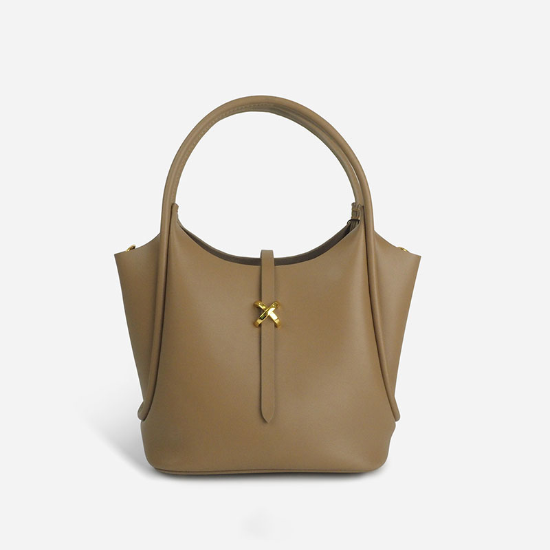 Women’s Bucket Handbag In Gold Hardware image