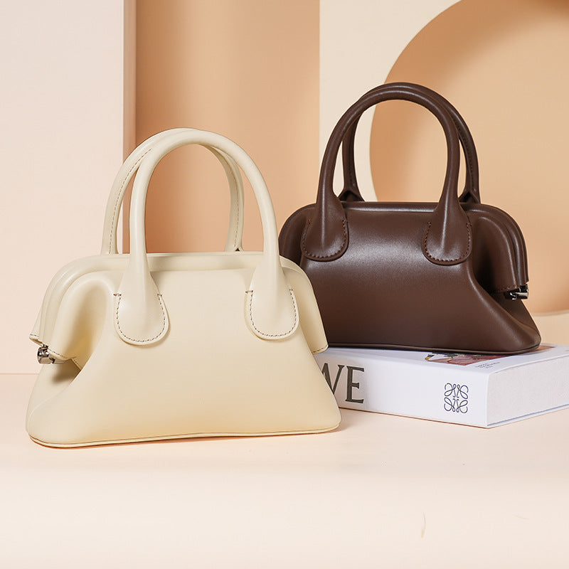 Women’s Crossbody Top Handle Bag In Genuine Leather image 4