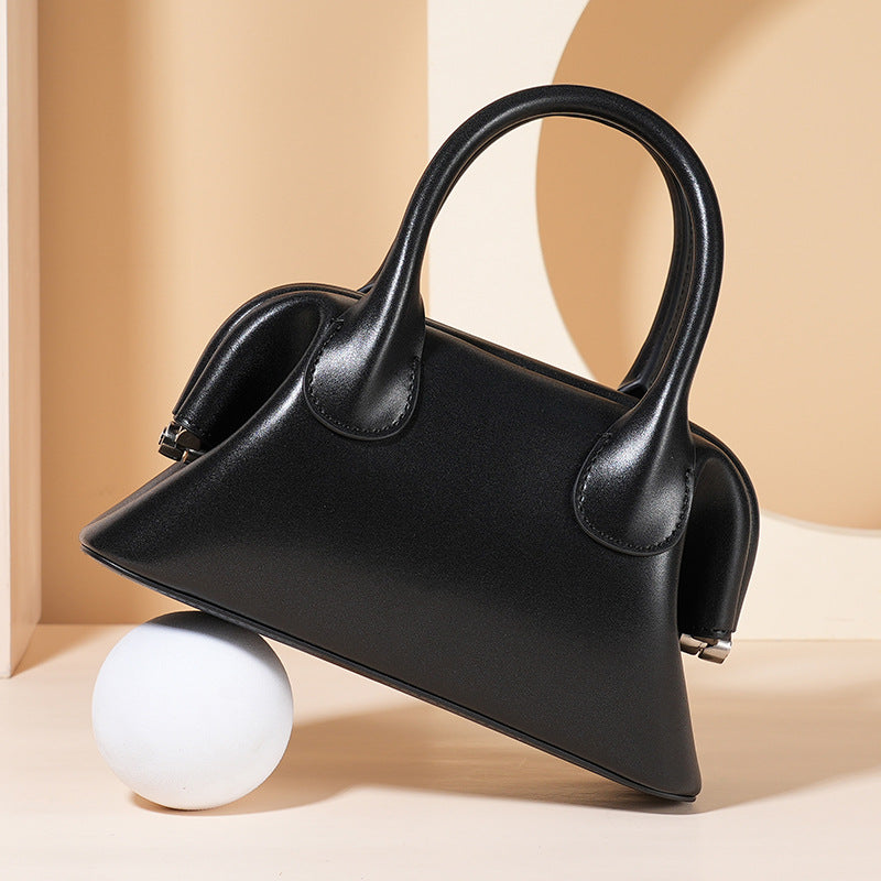Women’s Crossbody Top Handle Bag In Genuine Leather image 6