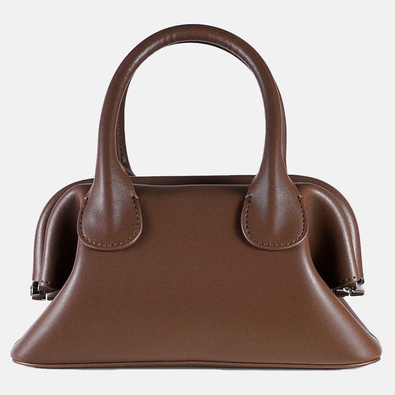 Women’s Crossbody Top Handle Bag In Genuine Leather image 7