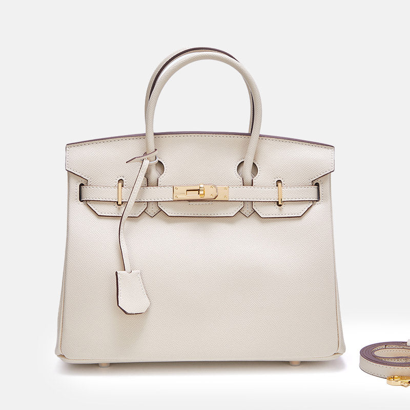 Women’s Epsom Leather Top Handle Bags in Gold Hardware image 9