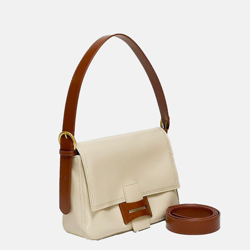 Women’s Flap Closure Crossbody Shoulder Bags In Genuine Leather image 4