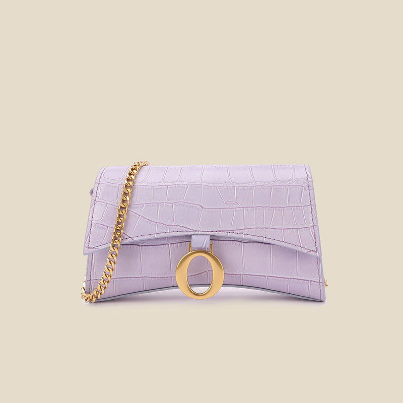 Women’s Genuine Leather Crocodile Chain Crossbody Bag image 5