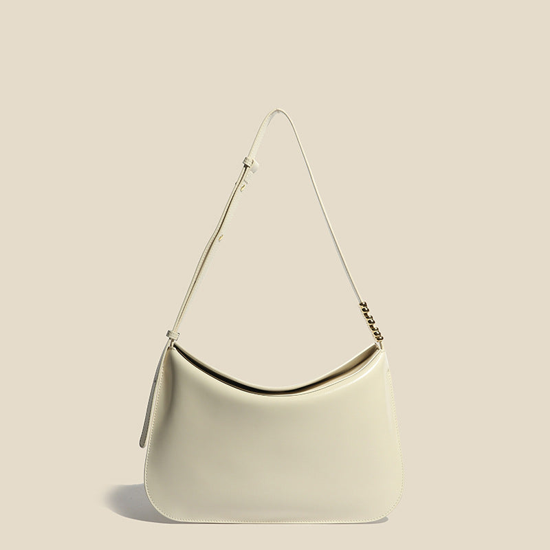 Women’s Genuine Leather Crossbody Shoulder Baguette Bags In Minimalist image 5