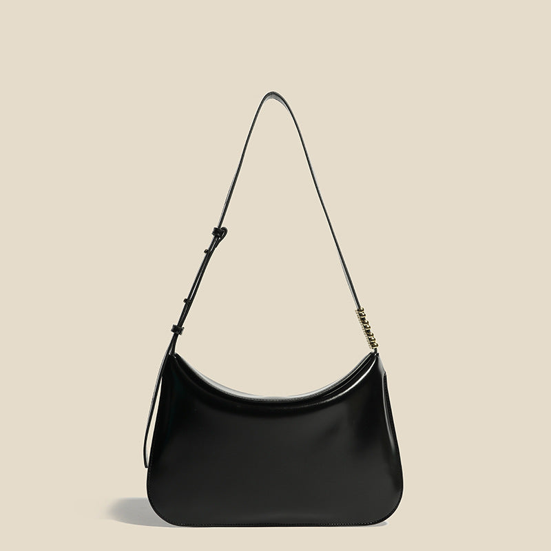 Women’s Genuine Leather Crossbody Shoulder Baguette Bags In Minimalist image 6