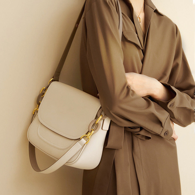 Women’s Genuine Leather Flap Crossbody Shoulder Bags image 4