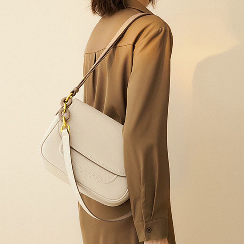 Women’s Genuine Leather Flap Crossbody Shoulder Bags image 2