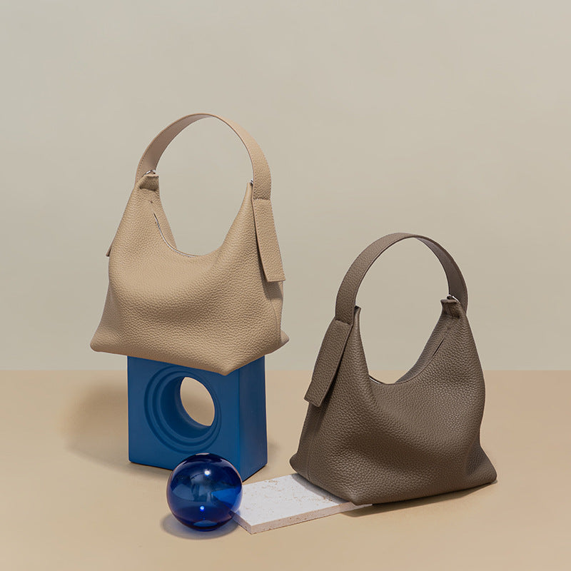 Women’s Genuine Leather Magnetic Closure Shoulder Crossbody Bag In Minimalist image 7