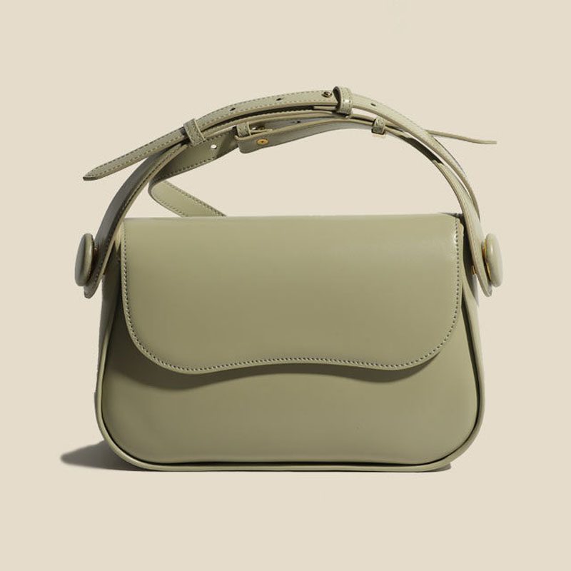 Women’s Genuine Leather Minimalist Crossbody Baguette Bags image 3
