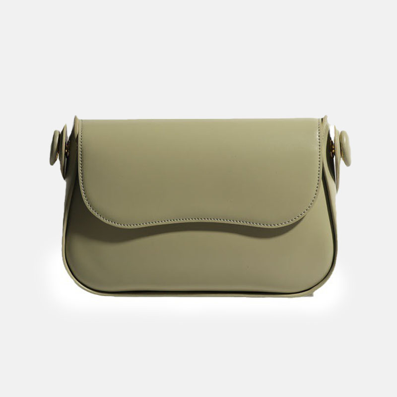Women’s Genuine Leather Minimalist Crossbody Baguette Bags image
