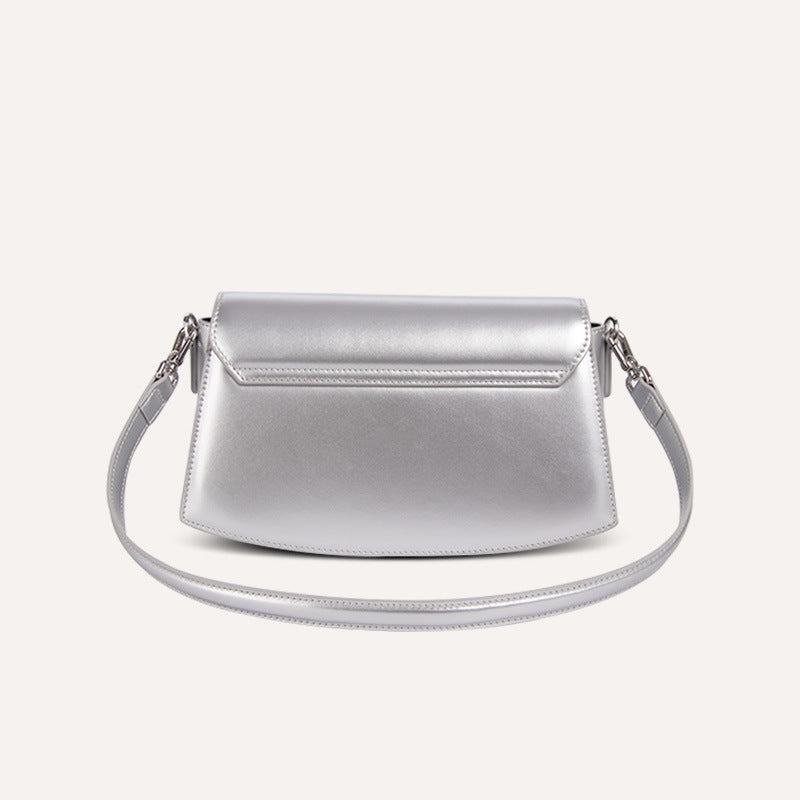 Women’s Genuine Leather Vintage Lock Shoulder Bag image 3