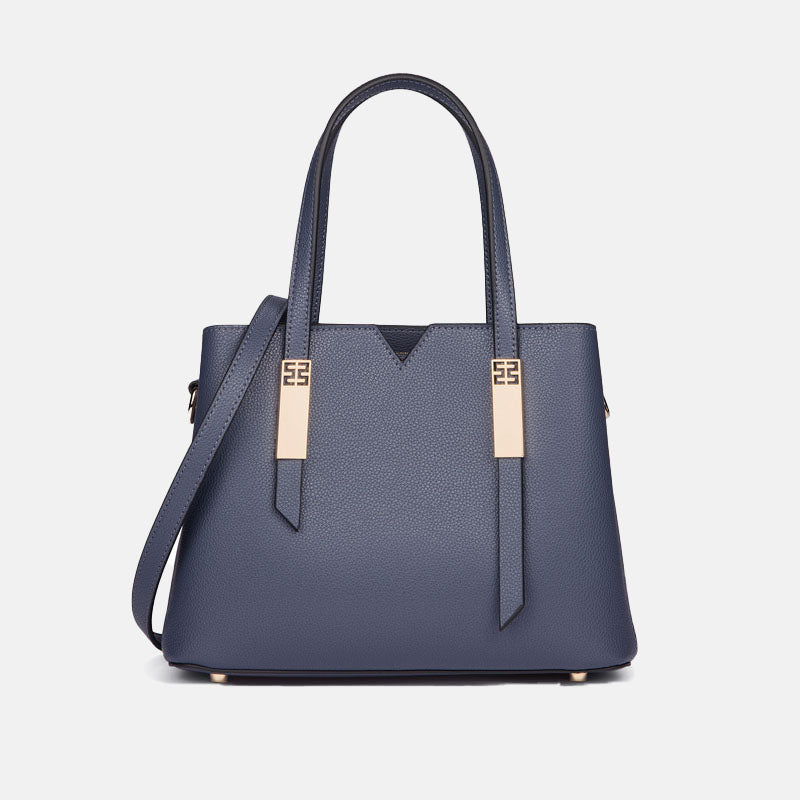 Women’s Genuine Leather Vintage Magnetic Buckle Crossbody Duchess Handbag image 5