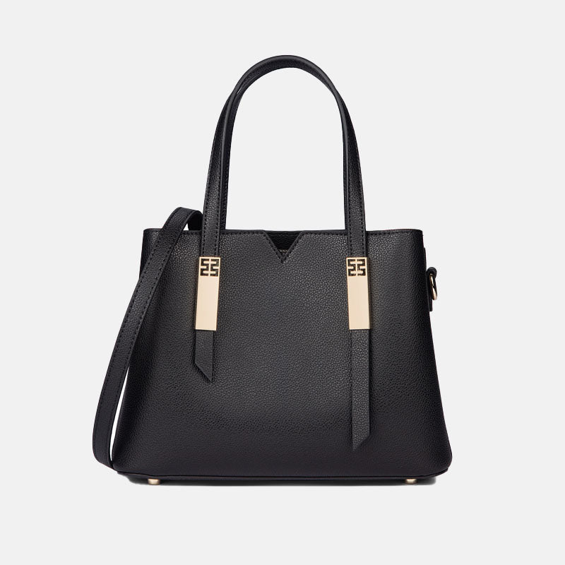 Women’s Genuine Leather Vintage Magnetic Buckle Crossbody Duchess Handbag image 7